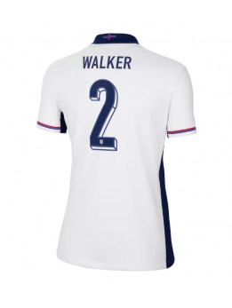 England Kyle Walker #2 Heimtrikot für Frauen EM 2024 Kurzarm